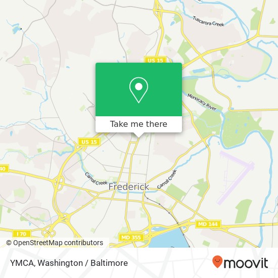 YMCA, 1000 N Market St map