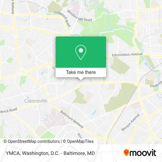 YMCA map