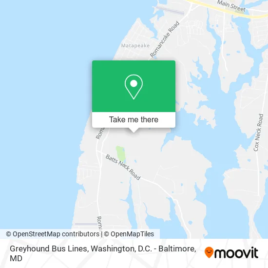 Greyhound Bus Lines map