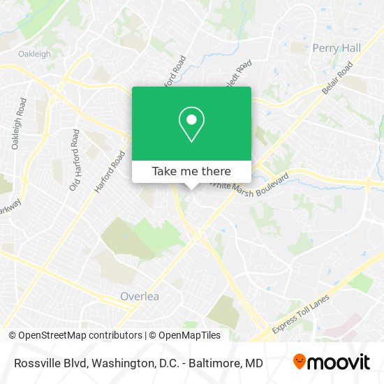 Mapa de Rossville Blvd