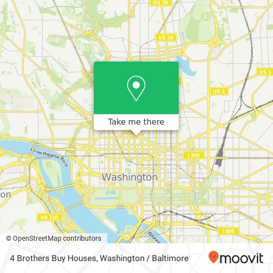 4 Brothers Buy Houses, 1201 15th St NW map