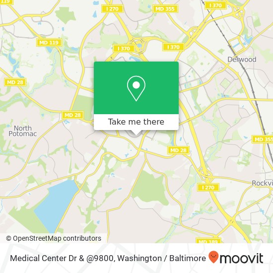 Medical Center Dr & @9800 map