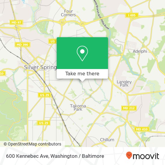 600 Kennebec Ave, Takoma Park, MD 20912 map