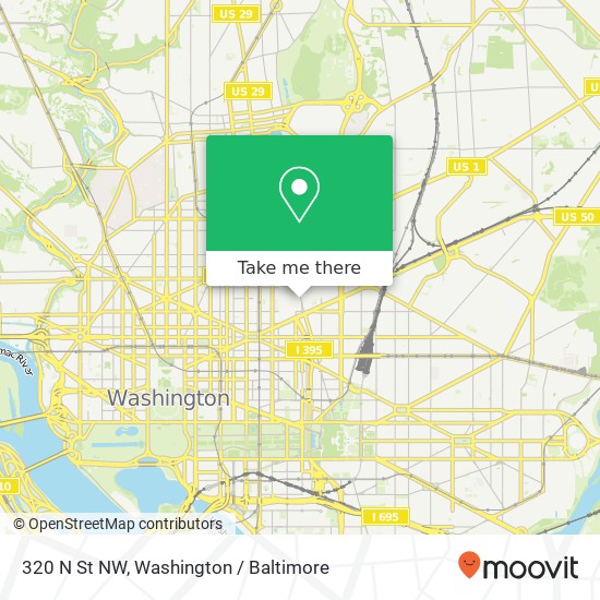 320 N St NW, Washington, DC 20001 map