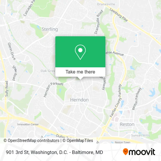 Mapa de 901 3rd St