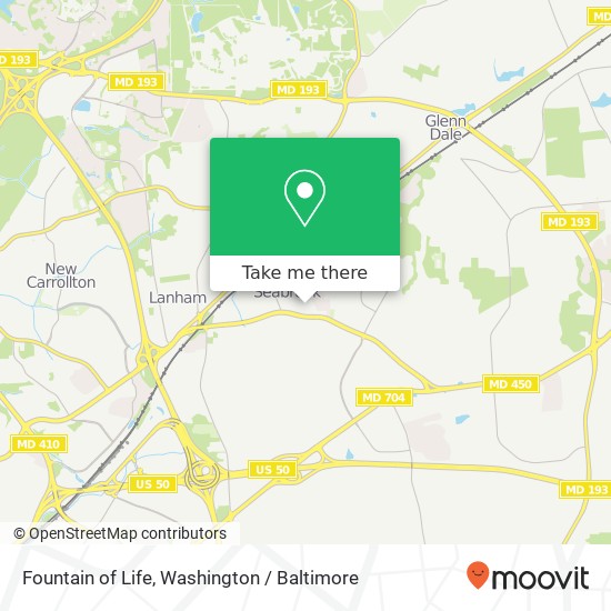 Fountain of Life, 9470 Annapolis Rd map