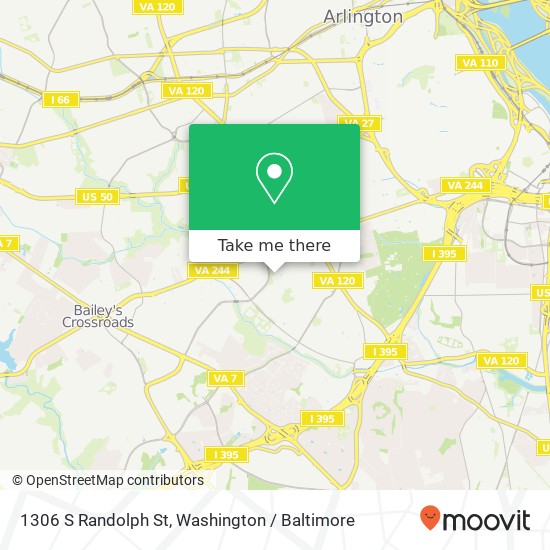 1306 S Randolph St, Arlington, VA 22204 map