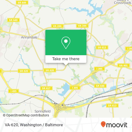 VA-620, Alexandria, VA 22312 map