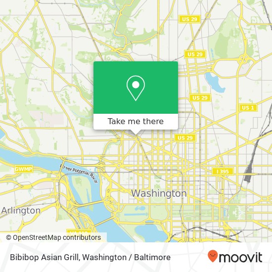 Bibibop Asian Grill, 1516 Connecticut Ave NW map