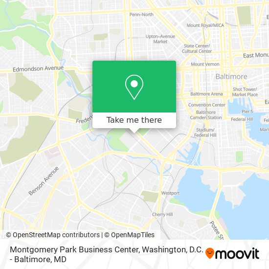 Montgomery Park Business Center map
