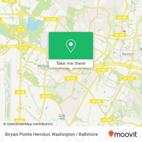 Biryani Pointe Herndon, 12976 Highland Crossing Dr map