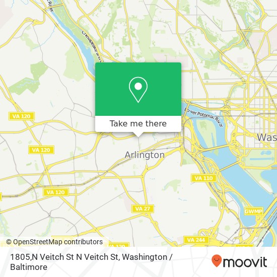 1805,N Veitch St N Veitch St, Arlington, VA 22201 map