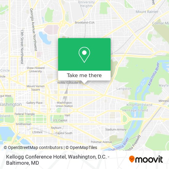 Kellogg Conference Hotel map