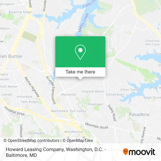 Howard Leasing Company map