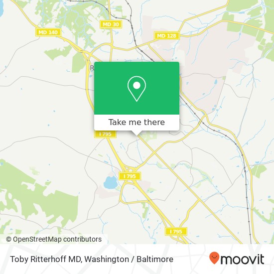 Mapa de Toby Ritterhoff MD, 750 Main St