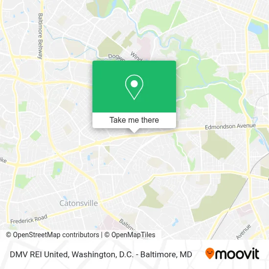 DMV REI United map