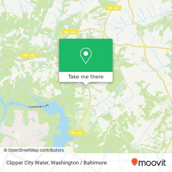 Mapa de Clipper City Water, 13536 Jarrettsville Pike