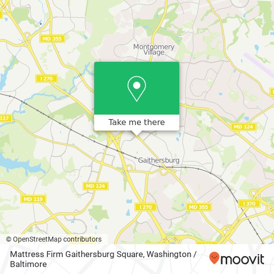 Mattress Firm Gaithersburg Square, 568 N Frederick Ave map