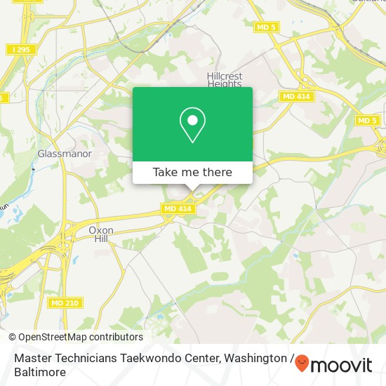 Mapa de Master Technicians Taekwondo Center, 5620 St Barnabas Rd
