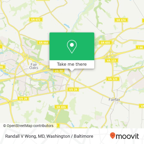 Randall V Wong, MD, 3930 Pender Dr map