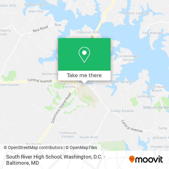 South River High School map