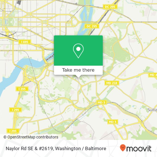 Naylor Rd SE & #2619 map