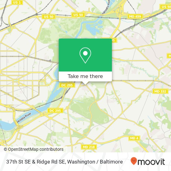 Mapa de 37th St SE & Ridge Rd SE