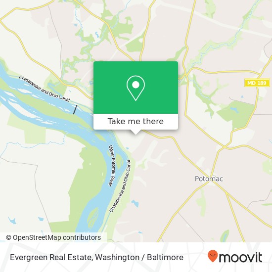 Mapa de Evergreen Real Estate, 11200 Marwood Hill Dr