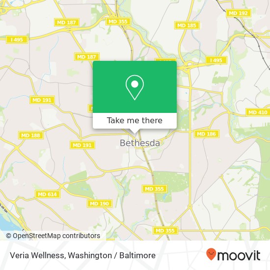 Veria Wellness, 7720 Woodmont Ave map
