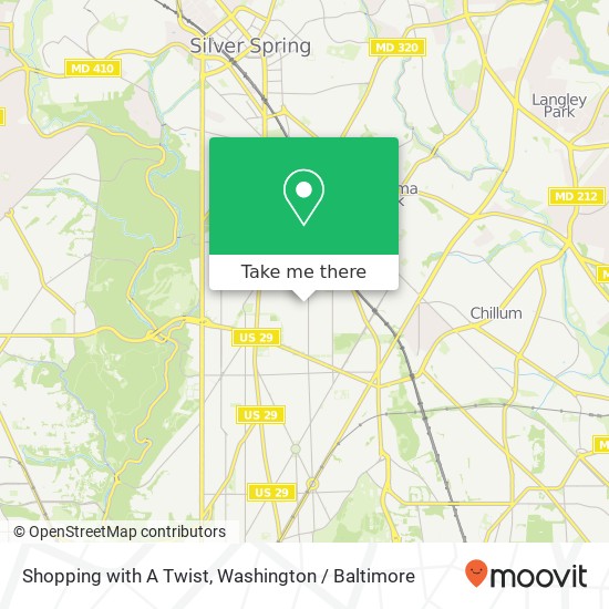 Mapa de Shopping with A Twist, 510 Rittenhouse St NW
