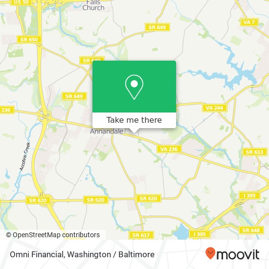 Mapa de Omni Financial, 7010 Little River Tpke