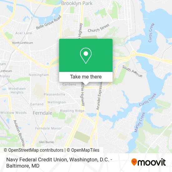 Navy Federal Credit Union map