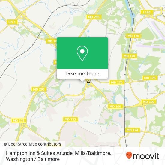 Hampton Inn & Suites Arundel Mills / Baltimore, 7027 Arundel Mills Cir map