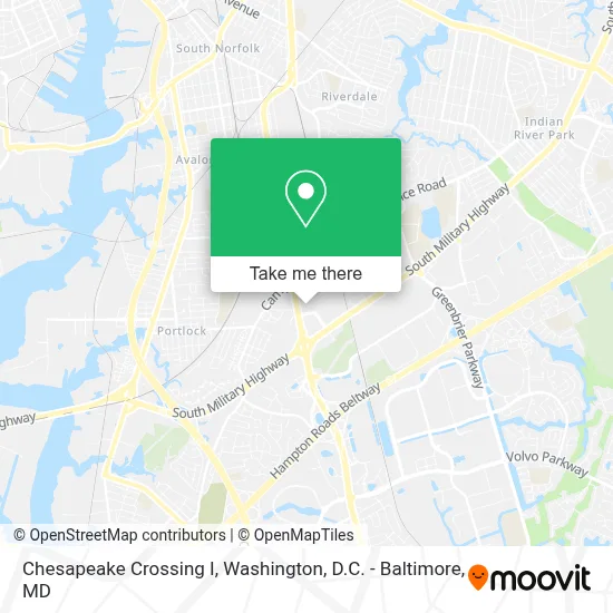 Chesapeake Crossing I map
