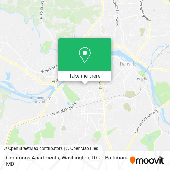 Commons Apartments map