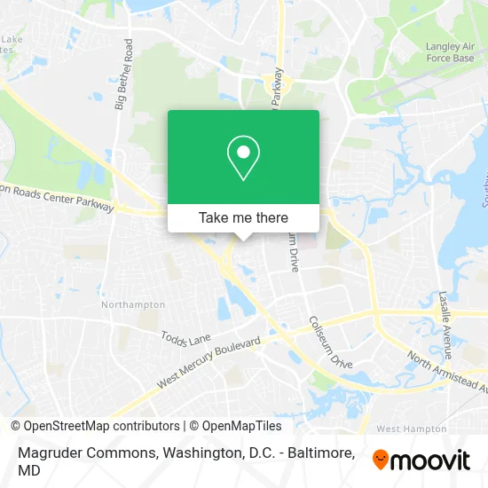 Magruder Commons map