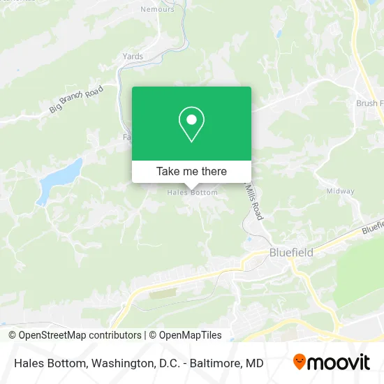 Hales Bottom map