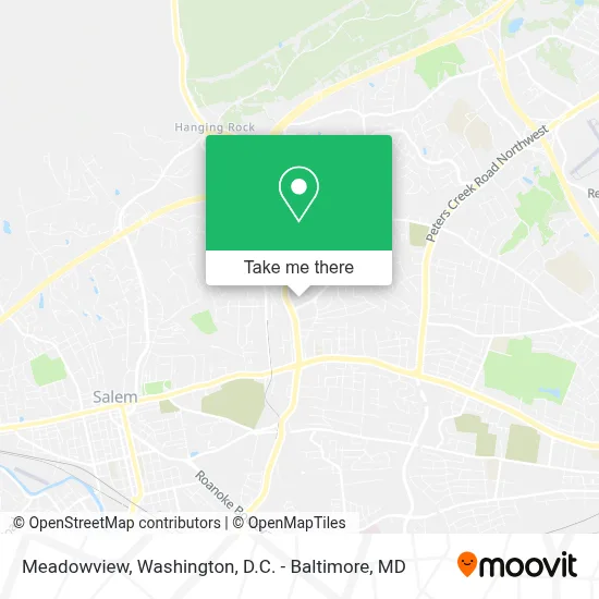 Meadowview map