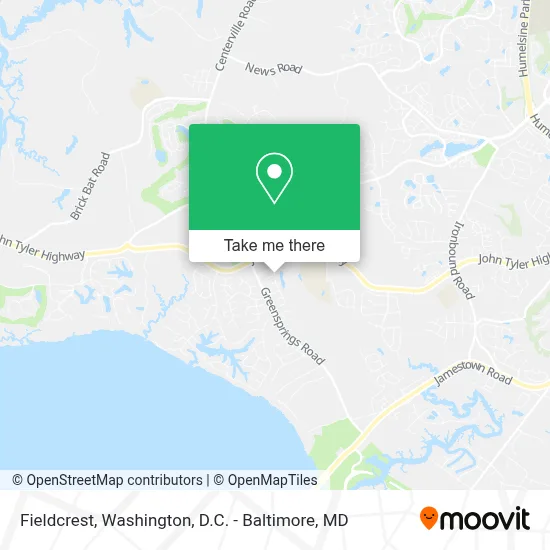 Fieldcrest map