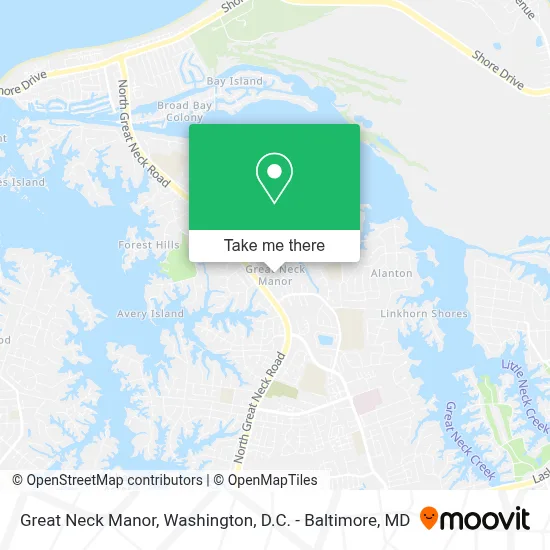 Great Neck Manor map
