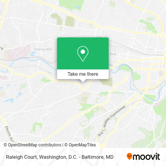Raleigh Court map