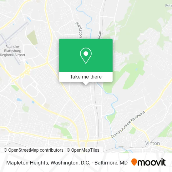 Mapleton Heights map