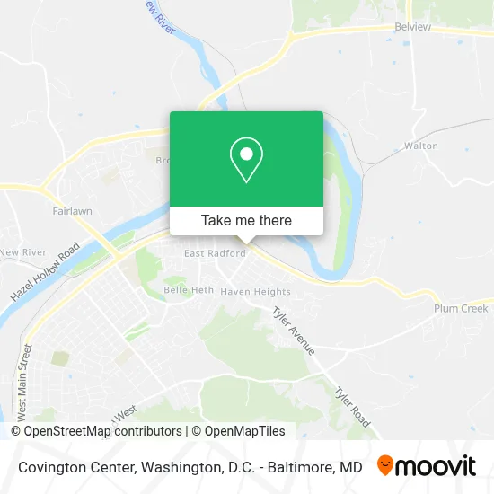 Covington Center map