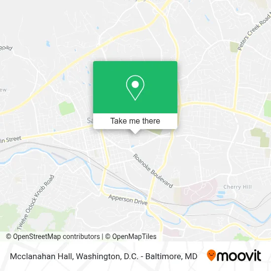 Mcclanahan Hall map