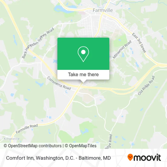 Comfort Inn map
