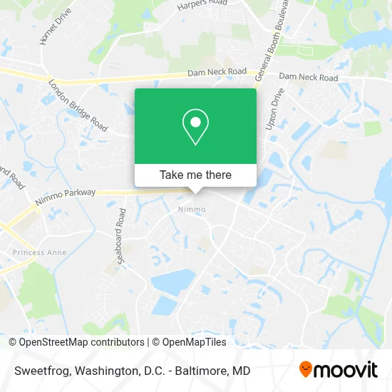 Sweetfrog map