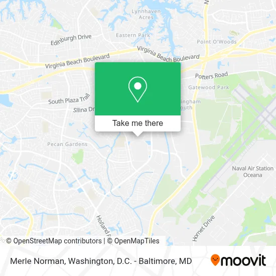 Merle Norman map