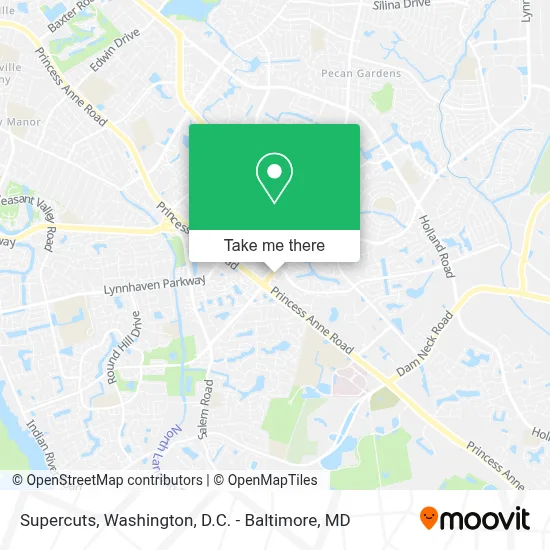 Supercuts map