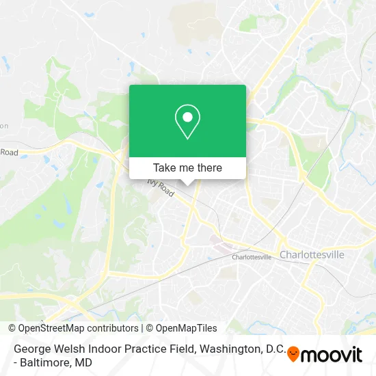 George Welsh Indoor Practice Field map