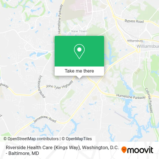 Riverside Health Care (Kings Way) map